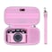 XANAD Hard Case for Sony a6400 a6700 a6000 a6100 a5100 a5000Sony ZVE10 ZV1 ZV1F ZVE10 II Mirrorless Digital Camera with Shoulder StrapPink