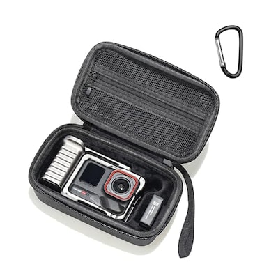 YAJOJO Carrying Case for Insta360 Ace Pro 2 Hard Shell Protective Carrying Case Portable Travel Storage Bag with Wrist Strap Carabiner AntiscrathesShockproof