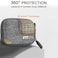 FiTSTILL Grey Weaving Mini Carrying Case for Go Pro Hero 13121110987201865433 BlackHard Shell Travel Storage Case for AKASOCamparkYI Action Camera and More