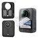 Suttkue Silicone Case for DJJ Osmo 360 case with Screen Protector3 PackBlack for DJJ Osmo 360 case