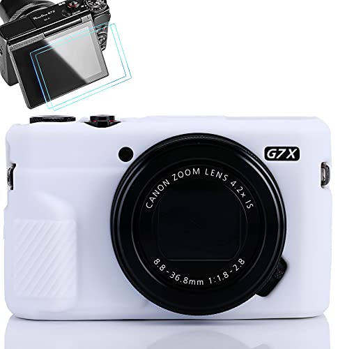 بوكوكيت Pocoukate Camera Body Case For Canon G7x G7x Mark Iimark Iii Silicone Case Cover