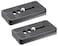 Fotasy 2 Packs 70mm Arca Swiss Plate 70 mm QR Plate Quick Release Plate Arca Type Plate Tripod Quick Release Plate fits ArcaSwiss Universal Standard Clamp for DSLR Camera Tripod Ballhead