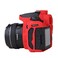 TUYUNG 90D Silicone Case Camera Housing Case Protective Cover Shell Compatible with Canon EOS 90D Cameras Red