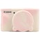 AEXUTDA Case for PowerShot SX740 HS Camera Protective Cover SX740 HS Camera Soft Silicone Bag with Detachable Lens Cover Lightweight Skin FriendlyMist Pink