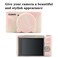 AEXUTDA Case for PowerShot SX740 HS Camera Protective Cover SX740 HS Camera Soft Silicone Bag with Detachable Lens Cover Lightweight Skin FriendlyMist Pink