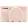 AEXUTDA Case for PowerShot SX740 HS Camera Protective Cover SX740 HS Camera Soft Silicone Bag with Detachable Lens Cover Lightweight Skin FriendlyMist Pink