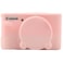 AEXUTDA Case for PowerShot SX740 HS Camera Protective Cover SX740 HS Camera Soft Silicone Bag with Detachable Lens Cover Lightweight Skin FriendlySweet Smoked Pink