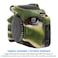 Easy Hood Camera Case for Canon EOS Rebel T6 T7 T5 AntiScratch Soft Silicone Protective Cover Protector Skin for Canon EOS 1500D Rebel T7 EOS 1300D Rebel T6 DSLR Camera Camo