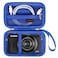 Canboc Camera Case for Canon PowerShot G7 X Mark III G7X Mark II Digital 4K Vlogging Camera Point and Shoot 4K Video Camera Bag Zipper Mesh Pocket fits USB Cable Batteries Blue