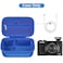 Canboc Camera Case for Canon PowerShot G7 X Mark III G7X Mark II Digital 4K Vlogging Camera Point and Shoot 4K Video Camera Bag Zipper Mesh Pocket fits USB Cable Batteries Blue