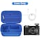 Canboc Camera Case for Canon PowerShot G7 X Mark III G7X Mark II Digital 4K Vlogging Camera Point and Shoot 4K Video Camera Bag Zipper Mesh Pocket fits USB Cable Batteries Blue