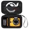 Canboc Carrying Case for Kodak PIXPRO WPZ2 Rugged Waterproof Digital Camera Underwater Photography Camera Bag Mesh Pocket fits USB Cable Battery Adapter Black Case Only