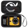 Canboc Carrying Case for Kodak PIXPRO WPZ2 Rugged Waterproof Digital Camera Underwater Photography Camera Bag Mesh Pocket fits USB Cable Battery Adapter Black Case Only