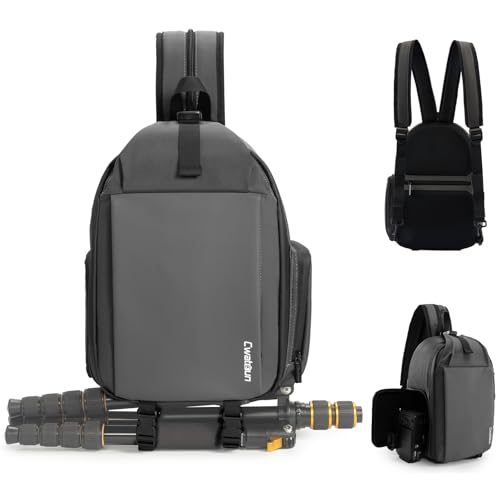 Cwatcun Cwatcun Camera Bag Slr Dslr Canvas Sling Bag
