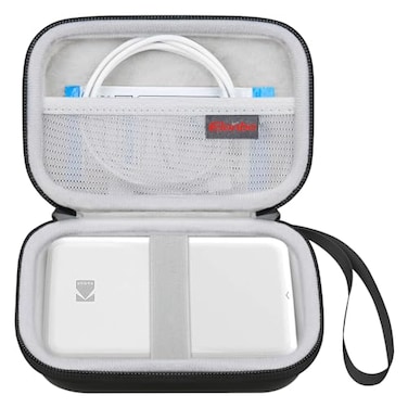 Elonbo Carrying Case for KODAK Step Instant Smartphone Photo Printer Portable Mini Color Wireless Mobile Print Digital Camera Hard Travel Bag Picture Printer Storage Holder Black
