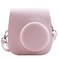 Frankmate Protective Case Compatible with Fujifilm Instax Mini 12 11 9 8 Instant Film Camera with Pocket and Adjustable Strap Pink