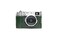 BolinUS Fujifilm X100V Camera Case Handmade Genuine Real Leather Half Camera Case Bag Cover for Fujifilm Fuji X100V Camera Bottom Opening Version Hand Strap Green