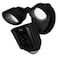 Meffort Inc Silicone Skin Case Cover Compatible with Ring Floodlight Cam Wired Plus Floodlight Camera Sun Glare UV Weather Protection Skins Cover Black