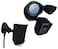 Meffort Inc Silicone Skin Case Cover Compatible with Ring Floodlight Cam Wired Plus Floodlight Camera Sun Glare UV Weather Protection Skins Cover Black