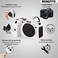 STSEETOP Camera Case for Canon R6 R6II Silicone Protective DSLR Skin Cover Detachable Cage Shockproof Dustproof White