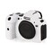 STSEETOP Camera Case for Canon R6 R6II Silicone Protective DSLR Skin Cover Detachable Cage Shockproof Dustproof White