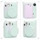 SZHSYJY Instant mini 12 Camera Protective Case Compatible with Instax Mini 12Mini 12 Camera Soft Case Cover Rubber Camera Sleeve with Removable Lens CoverIncludes a Wrist StrapMint Green