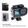 YALLSAME Side Open Case for GoPro Hero 13 12 11 10 9 Black Skeleton Housing Protective Frame Mount Case Features 2 ColdShoe Mount and Side Opening for Charging Accessory for GoPro 9 10 11 12 13 Black
