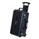 MEIJIA All Weather Rolling Waterproof Protective Case Hard Camera CaseDry Case with Retractable Pull Handle and WheelsFoam Inserted Elegant Black22 x1381x9inches