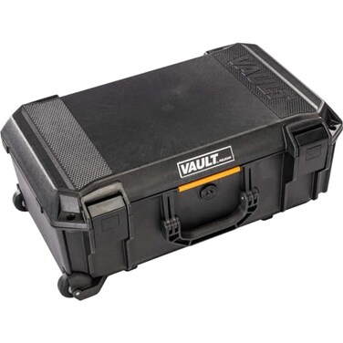 Pelican Vault v525 Case with Padded Dividers for Equipment Electronics Gear Camera Black