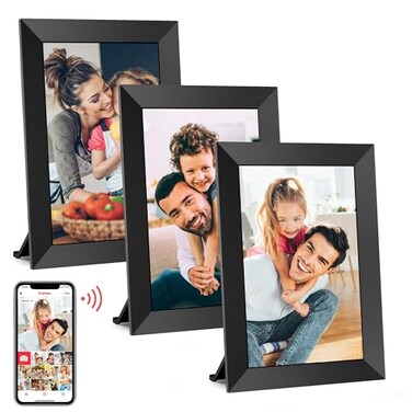 BIGASUO Frameo Digital Photo Frames WiFi 3 Pack
