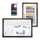 Changingtouch 156 Smart Display with Google Calendar Android AppsPhoto Frame Walnut