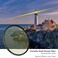 LENSKINS 82mm Variable Gold Streak Filter Special Effects Lens Filter Anamorphic Optical Glass MultiResistant Coated Light Flare Effect Filters for Camera Lens