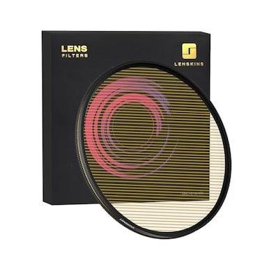 LENSKINS 82mm Variable Gold Streak Filter Special Effects Lens Filter Anamorphic Optical Glass MultiResistant Coated Light Flare Effect Filters for Camera Lens