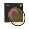 LENSKINS 82mm Variable Gold Streak Filter Special Effects Lens Filter Anamorphic Optical Glass MultiResistant Coated Light Flare Effect Filters for Camera Lens