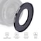 AMOPOFO 49mm to 82mm StepUp Ring Filter adapter49mm to 82mm Camera Filter Ring Compatible All Brands 49 mm Lens and 82 mm UVNDCPLMetal Step Up Ring