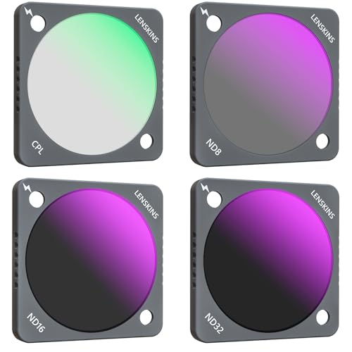 Lenskins Lenskins Lens Filter Set ND8 ND16 ND32 Cpl For Dji Action 2
