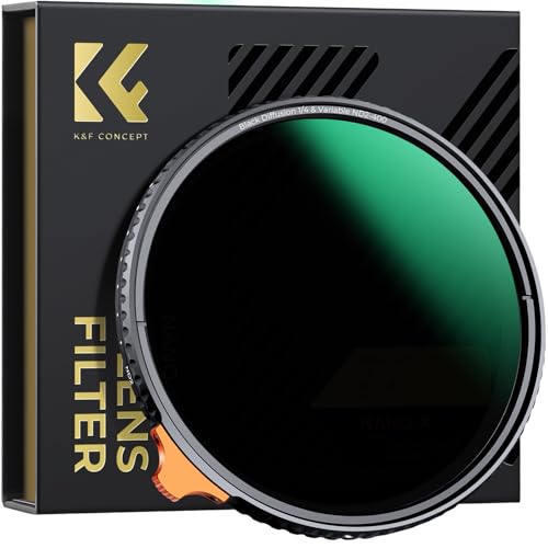 K&F Concept K&F Concept Diffusion Mist 14 Effect Variable ND2400 19 Stops Nd Lens Filter 2 In 1 Putter A