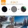 K&F CONCEPT KF CONCEPT 43mm ND464 26 Stops ND Lens Filter Variable CPL Polarizers Filter 2in1 28 MultiCoated Polarizing and Neutral Density Camera Lens Filter NanoX Series