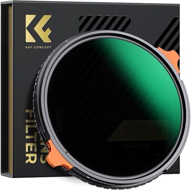 K&F CONCEPT KF CONCEPT 43mm ND464 26 Stops ND Lens Filter Variable CPL Polarizers Filter 2in1 28 MultiCoated Polarizing and Neutral Density Camera Lens Filter NanoX Series