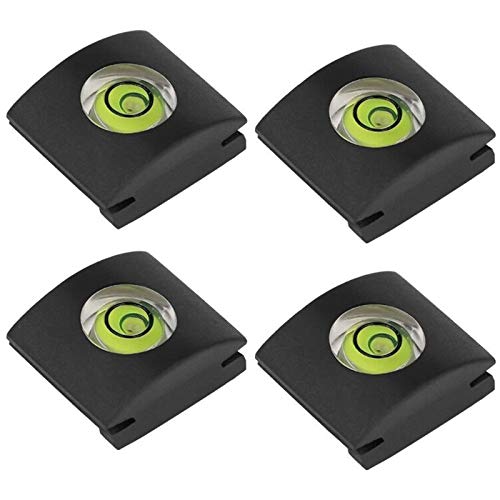 ChromLives ChromLives 4pack Camera Hot Shoe Cover Level With Spirit Level Bubble Fit For Dslr Cameras