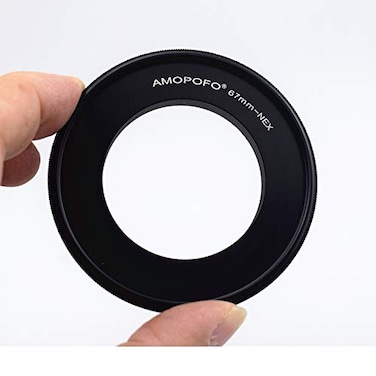 AMOPOFO 67mm Filter Thread Macro Reverse Mount Adapter Ring for Sony ESeries Camera A6500 A6300 A5100 A6000 A5000 A3000 NEX5T NEX3N NEX6 NEX5R NEXF3 NEX3 NEX5 A7RIII A9 A7III A7 A7s A7R A7II A7RII A
