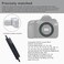 AMOPOFO 67mm Macro Lens Reverse Ring Compatible with EFES Mount 10D20D30D40D50D60D7DRebel XTXTiXSiT1T1iT2iT3T3iT4T4iwith 67mm Filter Thread LensMacro Shoot67mmEOS