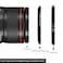Fire Rock 77mm82mm Step Up Ring77mm Lens to 82mm Filter HoodLens Converter and Other Accessories 2 Packs 7782 Aerometal Camera Lens Filter Adapter Ring