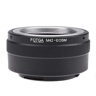 FOTGA Adapter for M42 42mm Screw Mount Lens to Canon EOS M EFM mirrorless Camera