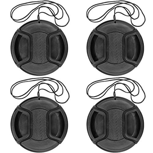 ChromLives ChromLives Camera Lens Cap Center Pinch With Lens Cap Leash Hole Bundle