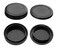 Fotasy 2 Pack EOS RF Cap EOS RF Lens Rear Cap EOS RF Camera Body Sensor protectie Covers Rear Lens Caps RF Rear Lens Cap Compatible with Canon EOS RF Mount Mirrorless Camera EOS R EOS RP R3 R5 R6