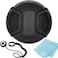 Big Mike's 55mm SnapOn Lens Cap for Sony Alpha a7 Alpha a7 II Alpha a7 III Camera with 2870mm Lens a6600 Camera with 18135mm Lens