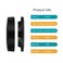 X-SweetDream Body Cap and Rear Lens Cap Cover Replacement Set for Canon RF Mount Mirrorless Digital Camera RF Mount Lens