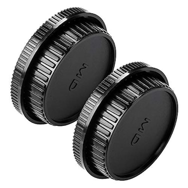 X-SweetDream Camera Body Cap and Lens Rear Cap Cover Replacement Set for Minolta MD MC Mount Cameras and Lens2 Sets