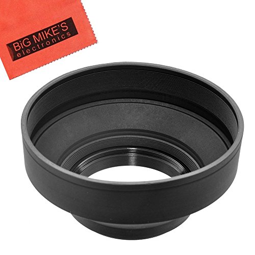 بيج مايكس Bigmikes Soft Rubber Lens Hood For Canon Ef F18 Stm Lens